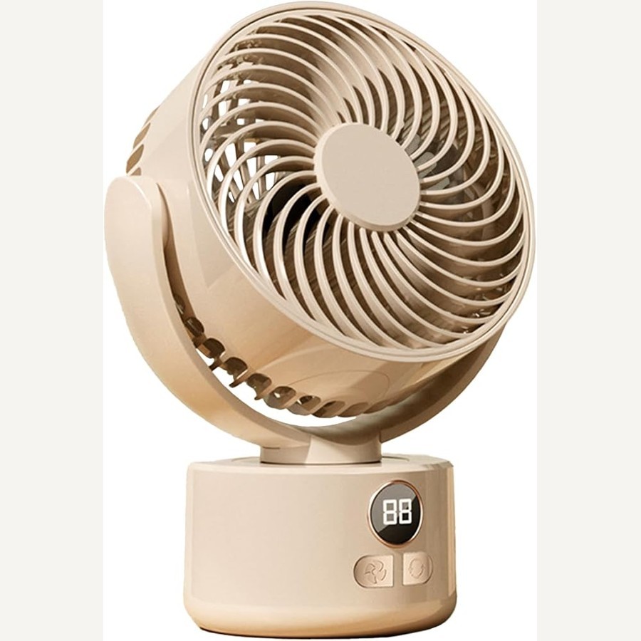 Le ventilateur beige minimaliste — Rien à voir, tout à faire.